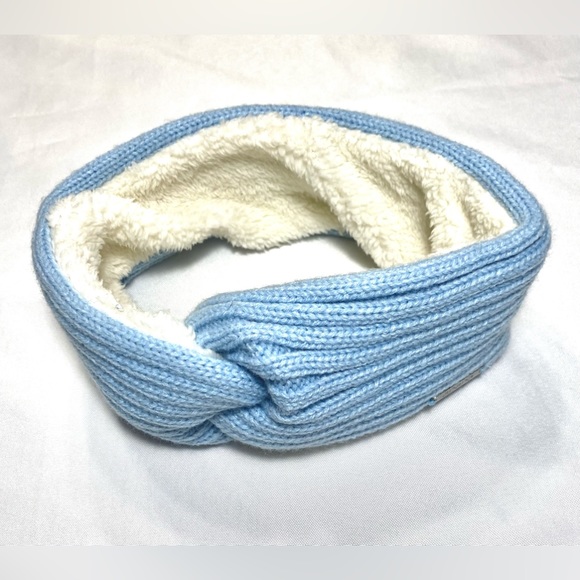 Headband light blue with a front wrap - Picture 3 of 8